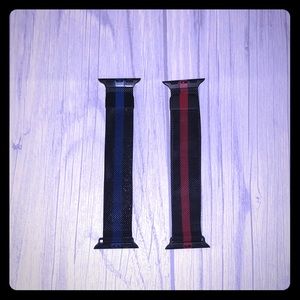 Magnetic metal mesh watch band